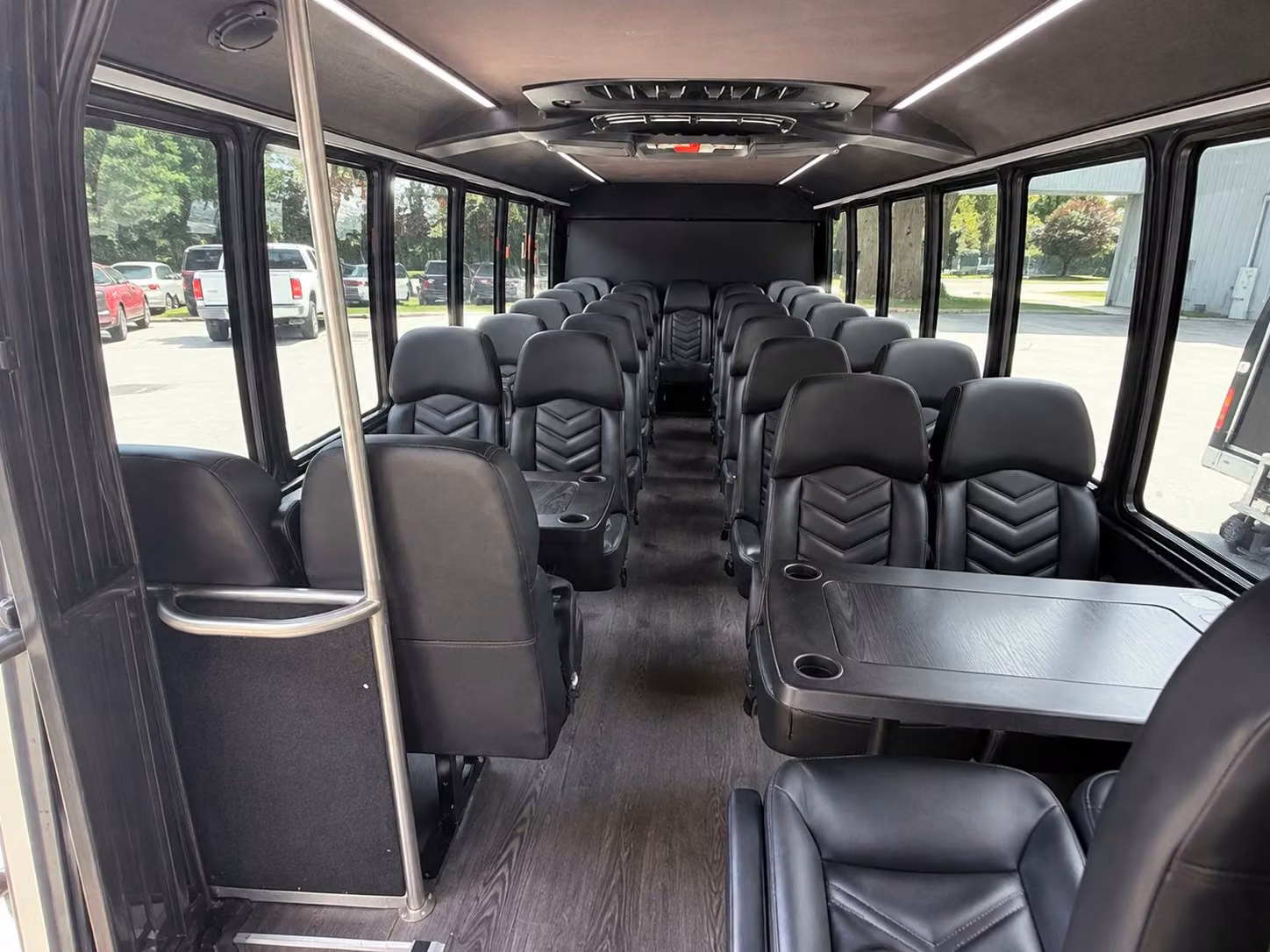 18 passenger minibus inside
