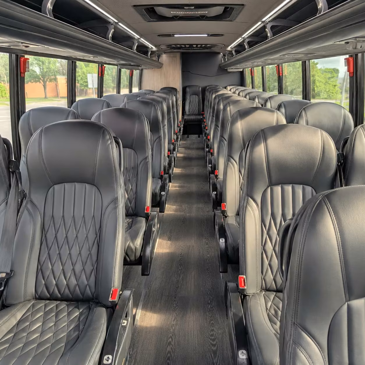 25 passenger minibus interior