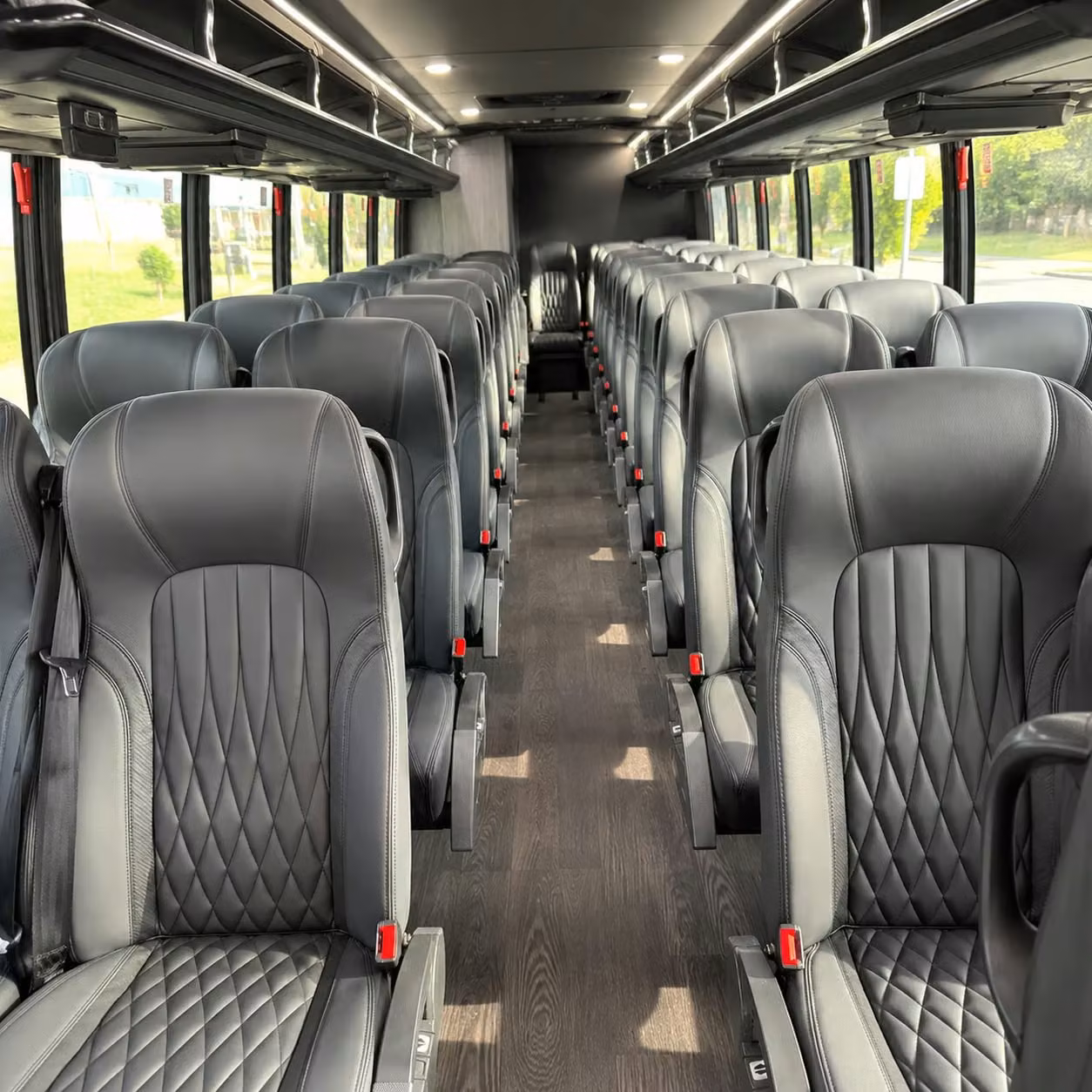 compare minibuses and charter buses for placentia prom groups of every size