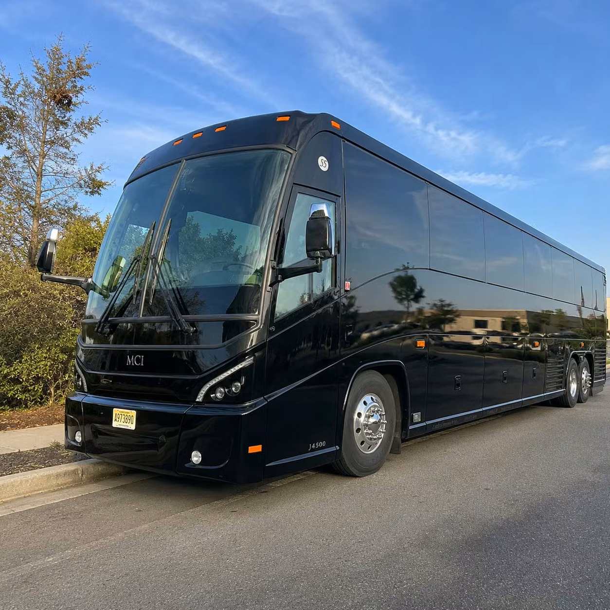 placentia charter bus rental exterior
