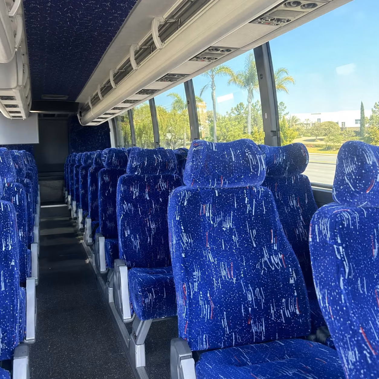 placentia charter bus rental inside