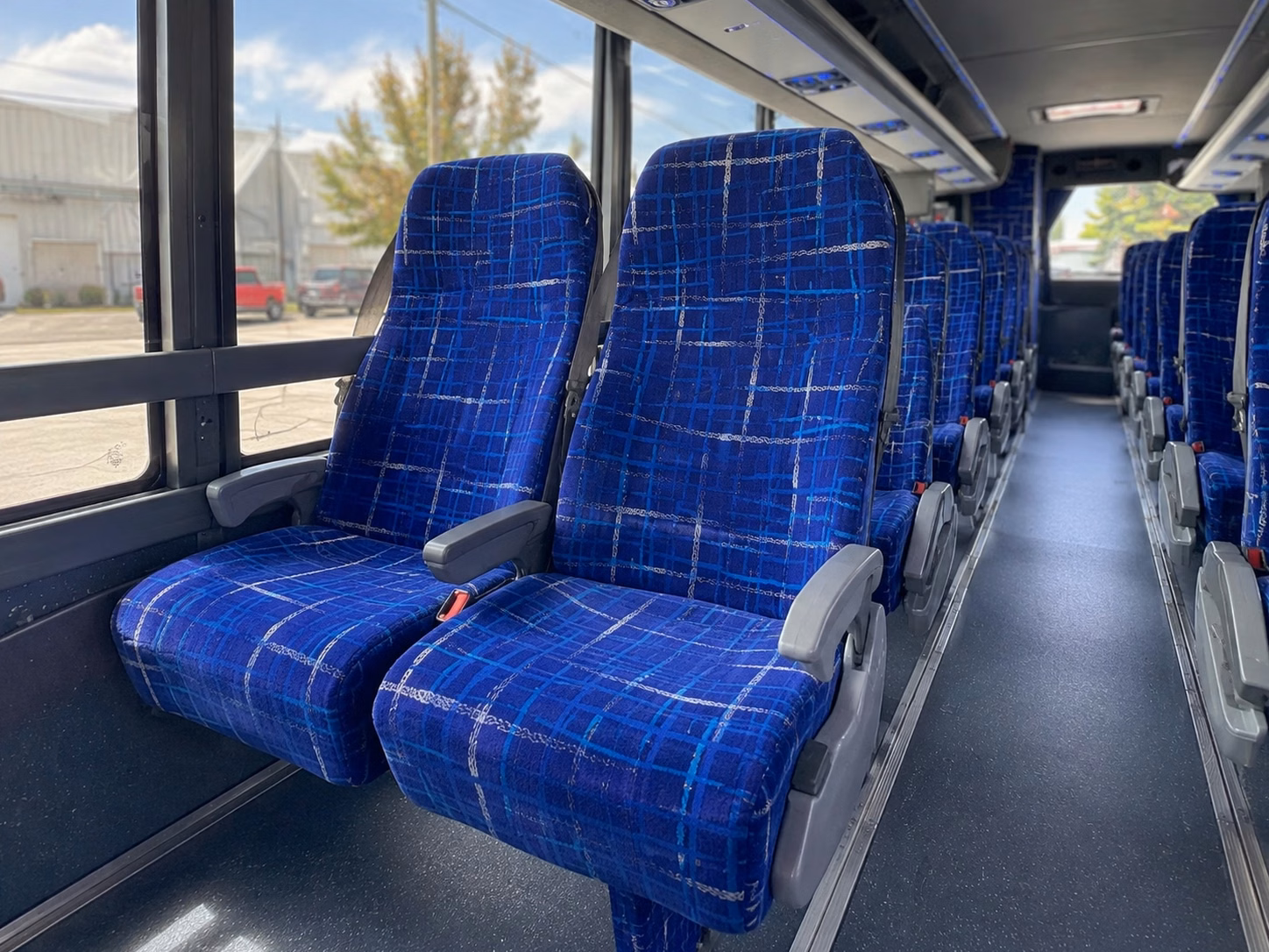 placentia charter bus rental interior