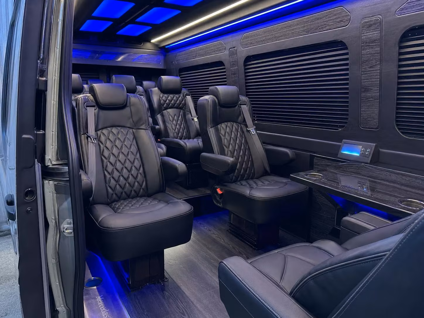 sprinter van transportation for groups and events across placentia